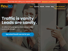 Tablet Screenshot of flow20.com